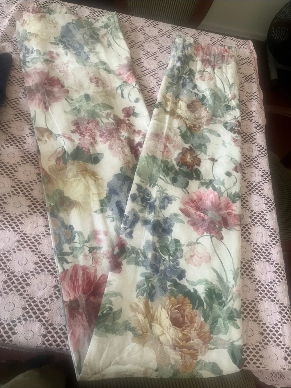 jcpenney Floral Panel Curtain in Pink, Yellow and Green